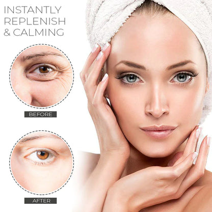 Tonizáló-hidratáló szemkörnyékápoló krémek kaviárral, aranykivonattal és ázsiai gázlóval a regenerálásért