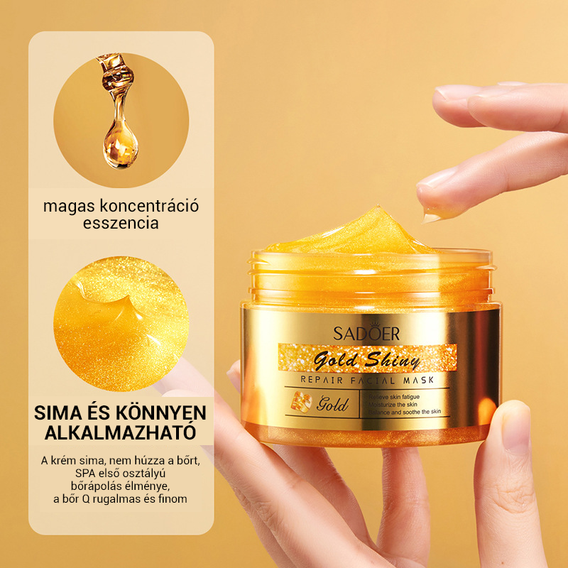 Egy maszk aranylevéllel és retinollal!!