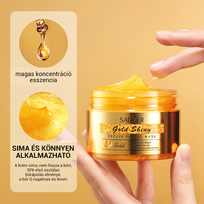 Egy maszk aranylevéllel és retinollal!!