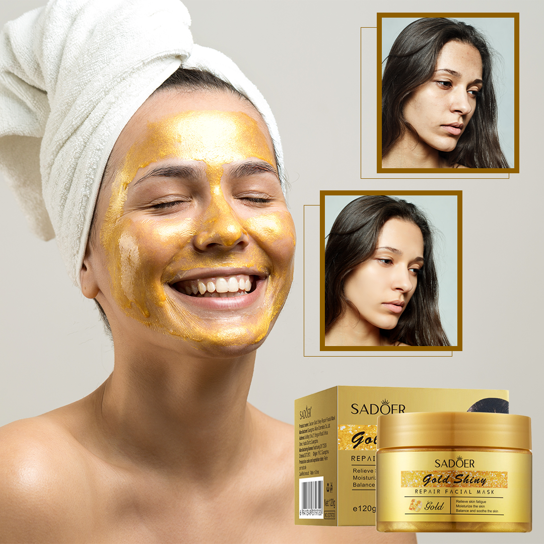 Egy maszk aranylevéllel és retinollal!!